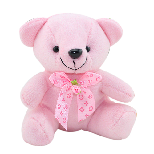 tiny pink teddy bear