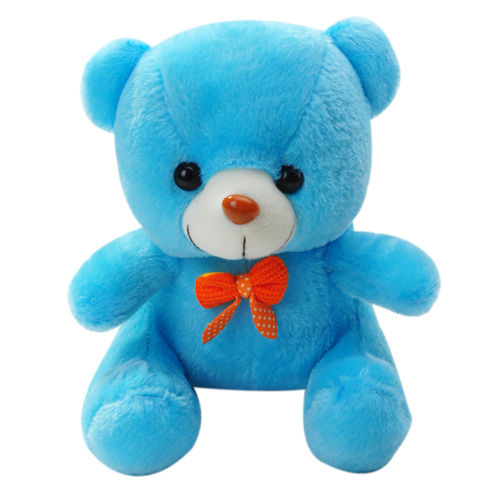 blue small teddy bear