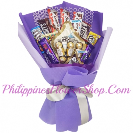 send sweet love chocolate bouquet to philippines